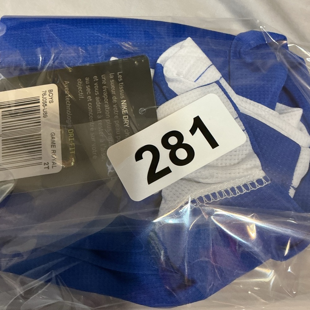 NWT Nike Dri-FIT Toddler Shirt Size 2T Blue Short Sleeve Athletic Tee - Picture 3 of 9